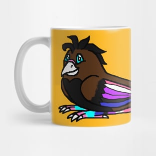 Genderfluid Pride Bird Mug